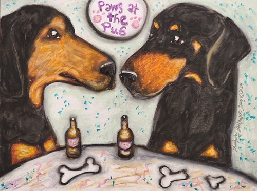 Hellenic hound pub dipinto - hound,