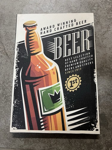 Quadro stile vintage beer - stile,