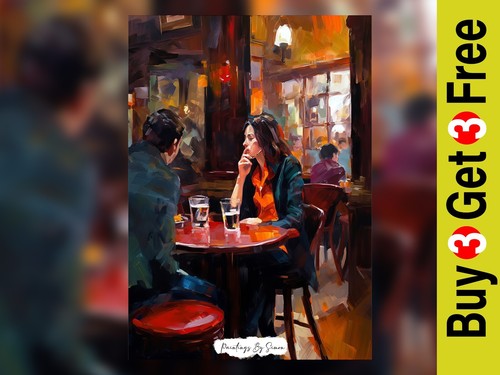 Scena conversazione pub - scena,