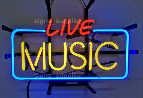 Insegna neon musica dal - insegna,