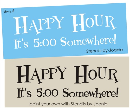 Stencil happy hour 00 - stencil, 5:00
